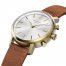 שעון יד היברידי Kronaby Carat 38 Mm Hybrid Smartwatch Silver, Leather Strap, Unisex