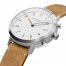 שעון יד היברידי Kronaby Nord 41 Mm Hybrid Smartwatch White, Leather Strap, Unisex