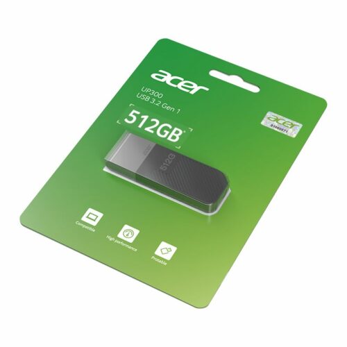 זיכרון נייד Acer UP300 512GB BL.9BWWA.529 Flash Drive with USB 3.2