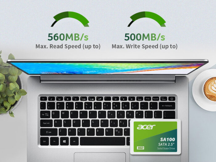 דיסק קשיח Acer SA100 2.5" SATA lll SSD,BL.9BWWA.102